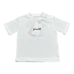 Cesare Paciotti T-Shirt Girocollo Tinta Unita con Stampa per Neonato TSP5113BXN BIANCO CESARE PACIOTTI 