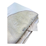 Le Bebe Coperta Tinta Unita con Ricami per Neonata LBG6332 BIANCO LE BEBE 