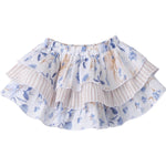 Minibanda Gonna Tinta Unita con Balze per Neonata 3B740 BIANCO MINIBANDA 