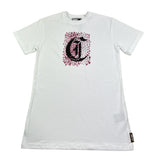 Just Cavalli Abito Mezza Manica Tinta Unita con Brillantini per Bambina JGP26032VE BIANCO JUST CAVALLI 