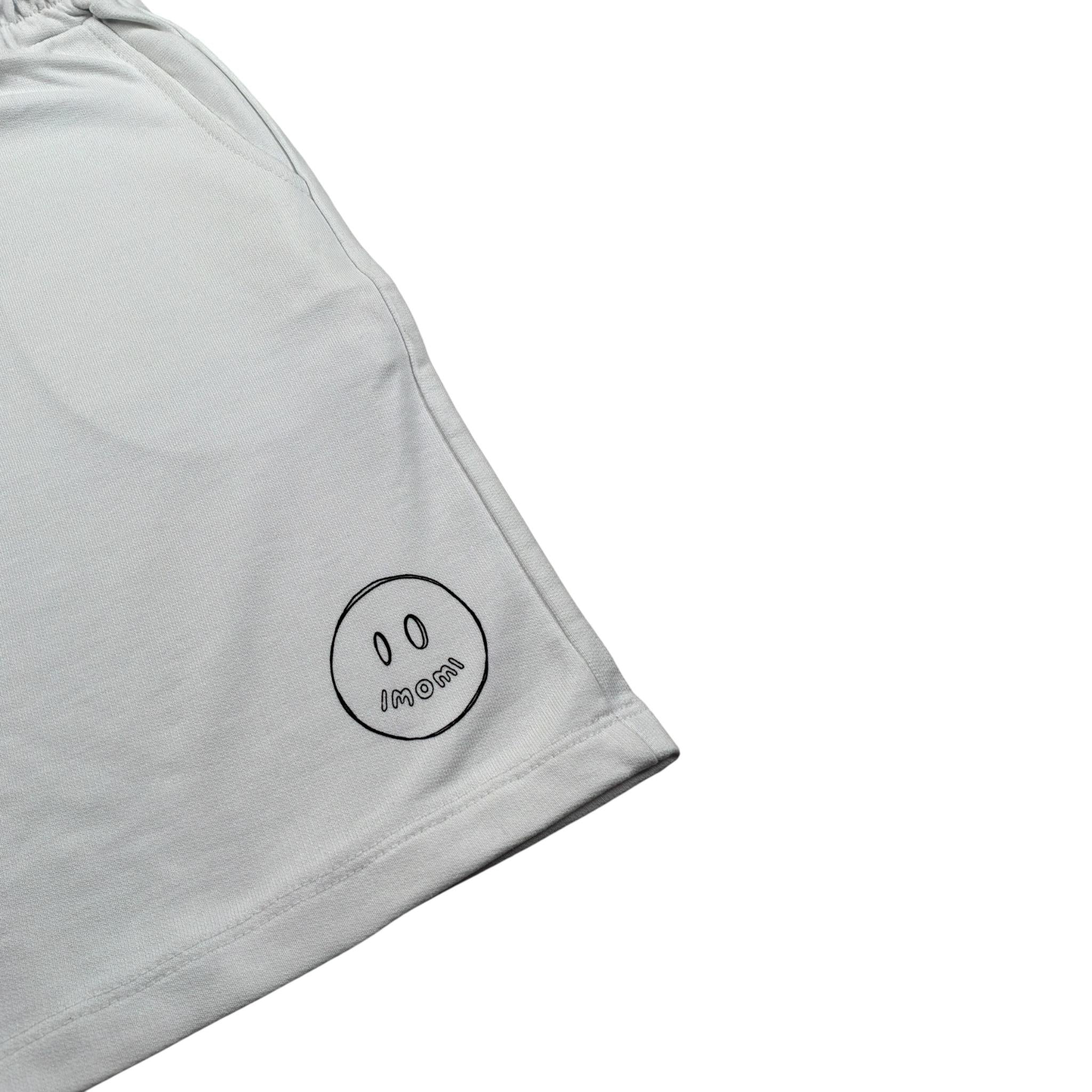 Imomi Bermuda Felpa tinta unita Bianco per Bambino SS23IK030 BIANCO IMOMI 