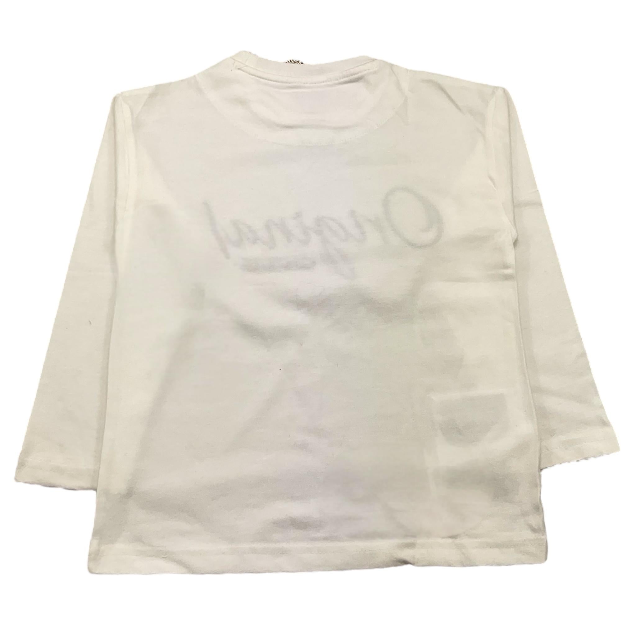 MAYORAL shirt girocollo tinta unita con stampa Bianco per Bambino 4046X BIANCO MAYORAL 