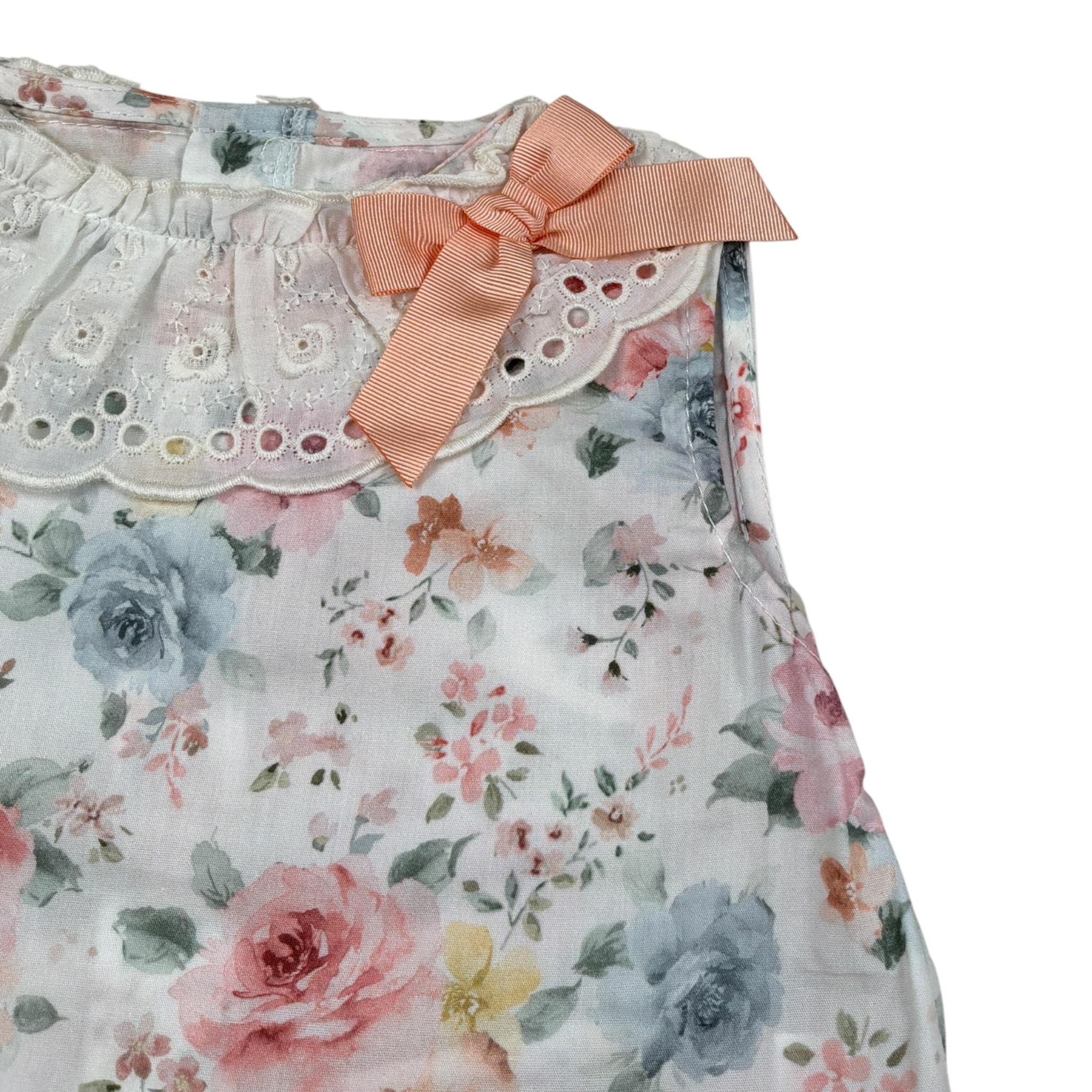 Valentina Bebes Completo 2 Pezzi Camicia-Culotte Bianco per Neonata KTM219 BIANCO VALENTINA BEBES 