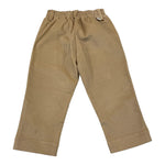 MANUEL RITZ pantalone tinta unita in camoscio con elastico in vita Beige per Bambino MR2264 BEIGE MANUEL RITZ 