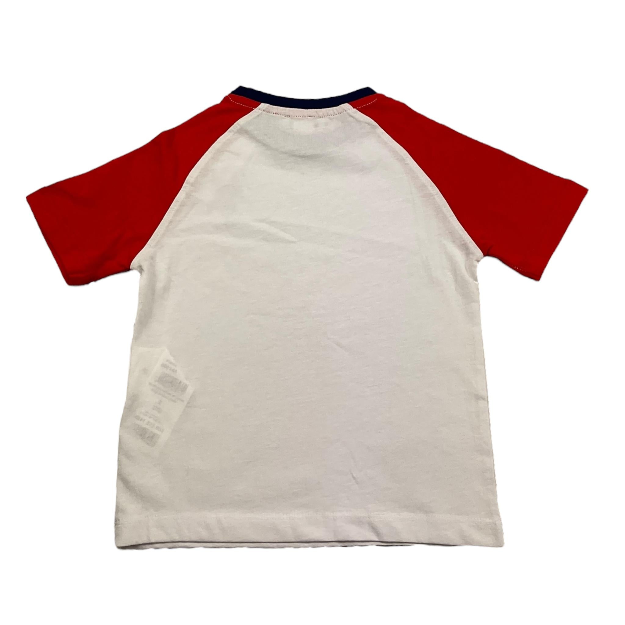 U.S. Polo Assn T-Shirt Girocollo Tinta Unita con Logo per Neonato US41532003 BIANCO U.S. POLO ASSN 