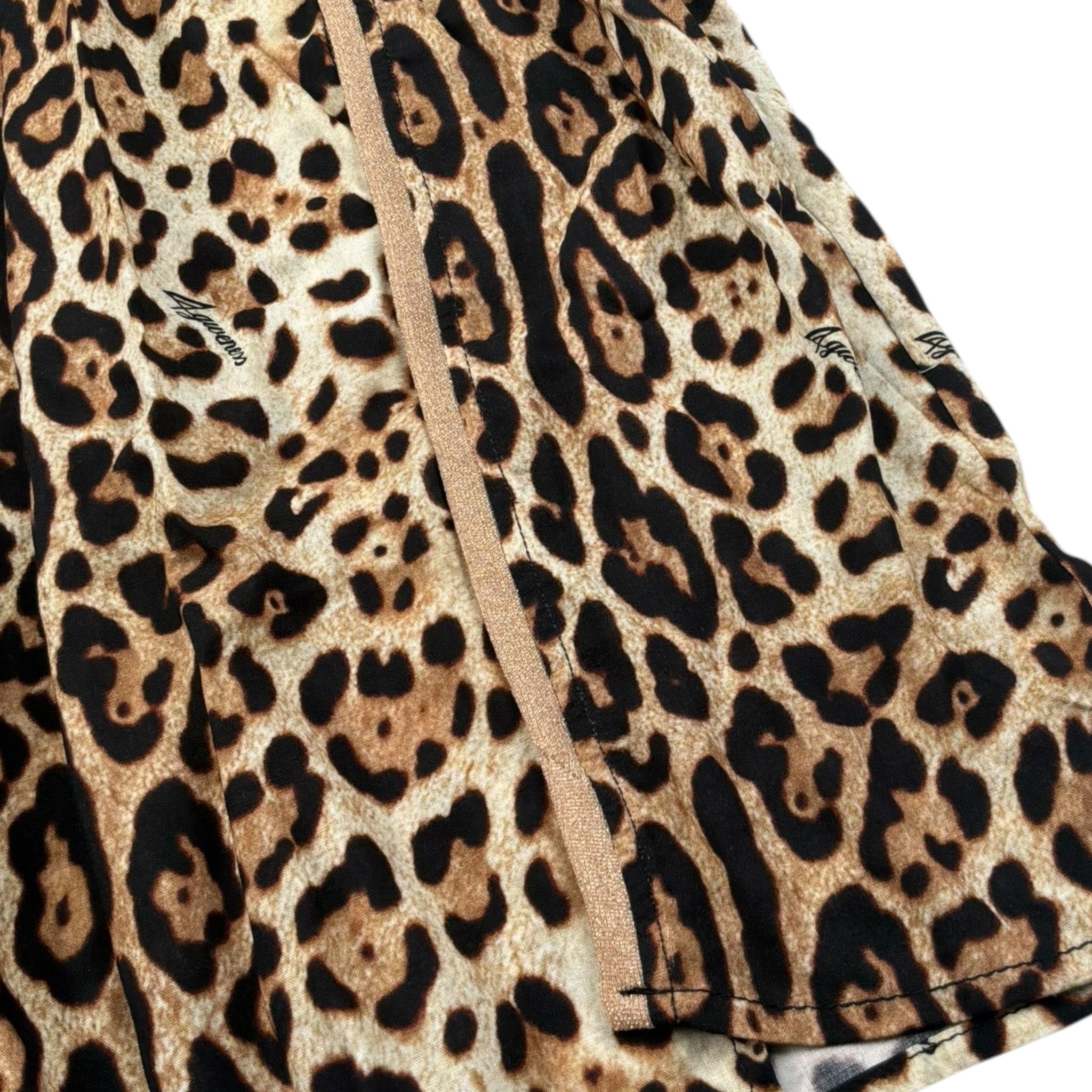 4Giveness Pantalone Tinta Unita con Fantasia Maculata per Bambina 125GCUPT5299 BEIGE 4GIVENESS 