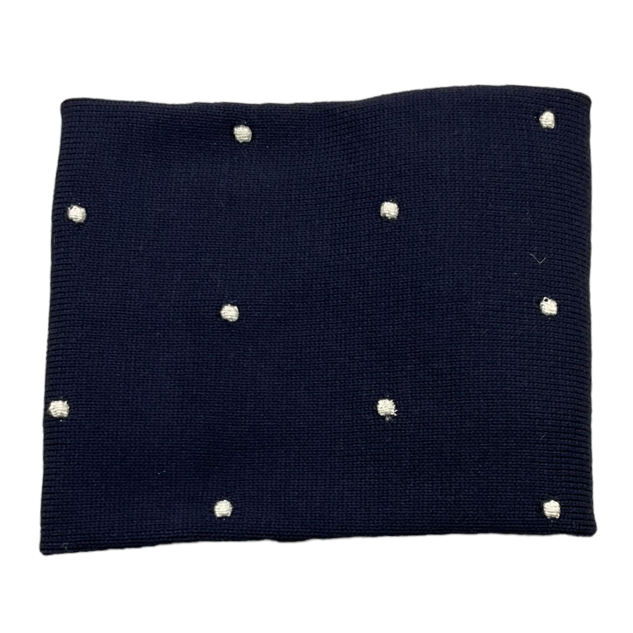 LITTLE BEAR coperta tinta unita con ricami in contrasto Blu per Neonato 9114 BLU LITTLE BEAR 
