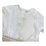 Michael Kors Abito Mezza Manica con Gonna In Contrasto per Neonata R30308 BIANCO MICHAEL KORS 