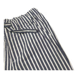 Please Pantalone Bicolore con Fantasia A Righe per Neonato PE54271B73 BIANCO PLEASE 