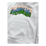 John Richmond Felpa Tinta Unita con Cappuccio E Stampa per Bambino RBP26040FE BIANCO JOHN RICHMOND 