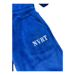 Never Too Completo 2 Pezzi In Velluto Felpa-Pantalone per Neonato DJDJ COBALTO NEVER TOO 