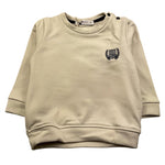 MANUEL RITZ felpa chiusa tinta unita girocollo Beige per Neonato MR2821 BEIGE MANUEL RITZ 