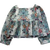 Just Cavalli Camicia Manica Lunga Stampa Fantasia per Bambina JGP26132BL AZZURRO JUST CAVALLI 