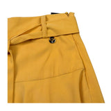 Sarabanda Short Tinta Unita con Cinturino per Bambina 04710 SENAPE SARABANDA 