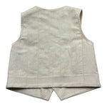 Le Bebe' Gilet Tinta Unita con Fantasia A Righe per Neonato LBB5403 BEIGE LE BEBE' 