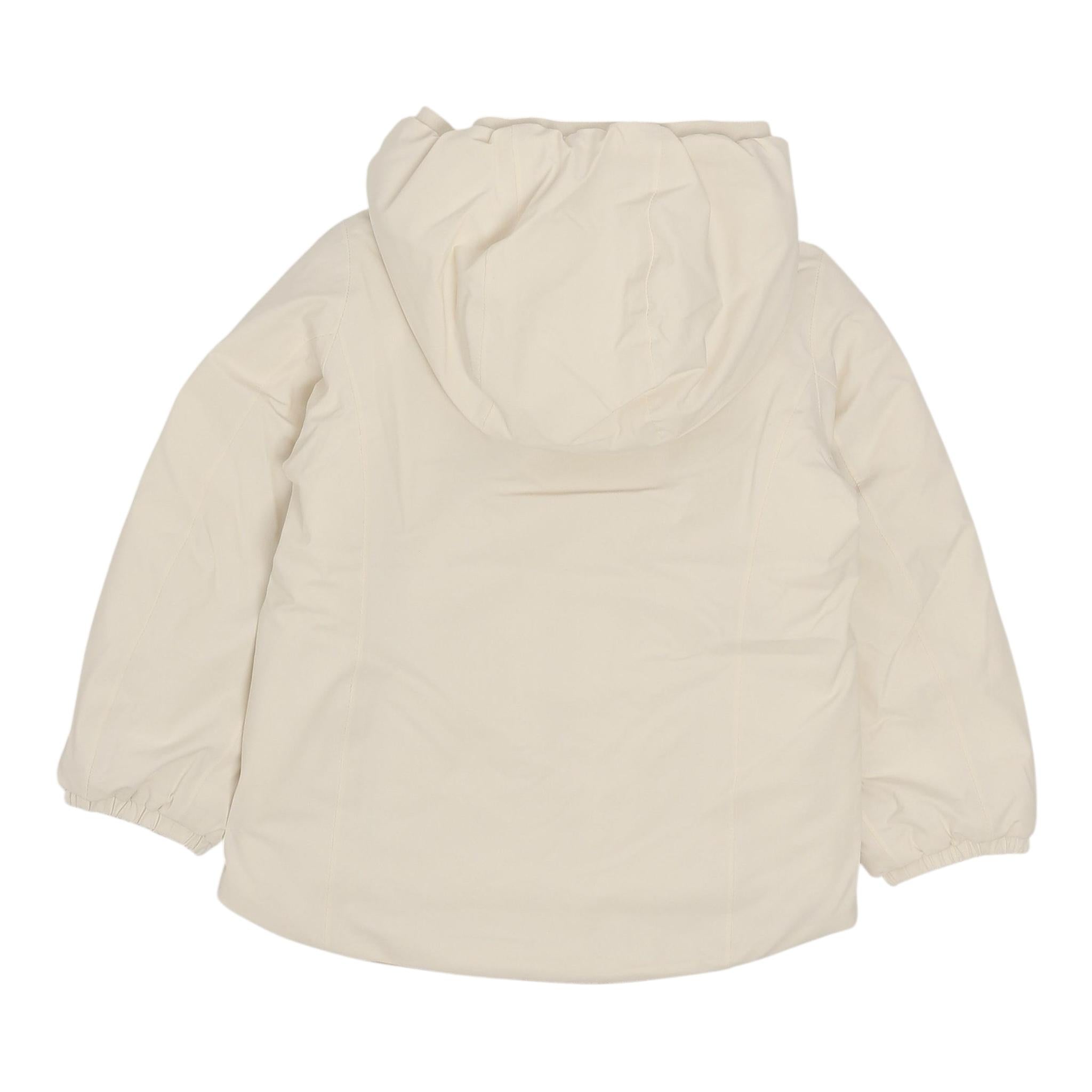 K-WAY giubbino reversibile bicolore con zip e cappuccio Bianco/rosa per Bambina K71339WX BIANCO/ROSA K-WAY 