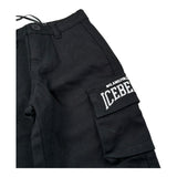 Iceberg Pantalone Tinta Unita con Girovita Regolabile per Neonato PTICE5314B NERO ICEBERG 