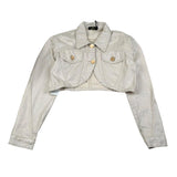 Fun & Fun Giubbino Modello Crop Tinta Unita per Bambina FNCJJK01069 BEIGE FUN & FUN 