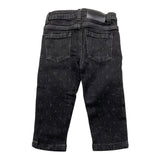 Cesare Paciotti Jeans, einfarbig, mit verstellbarer Taille, schwarz, für Neugeborene