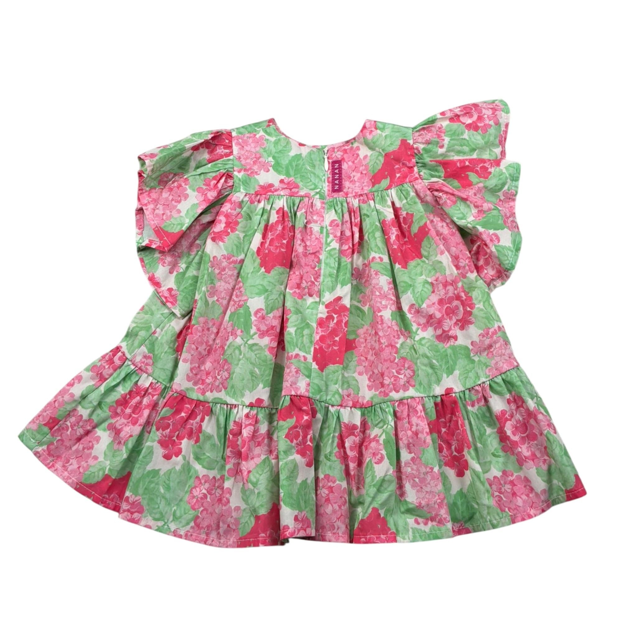 Nanan Abito Mezza Manica Fantasia Floreale per Neonata E24491 MULTICOLOR NANAN 