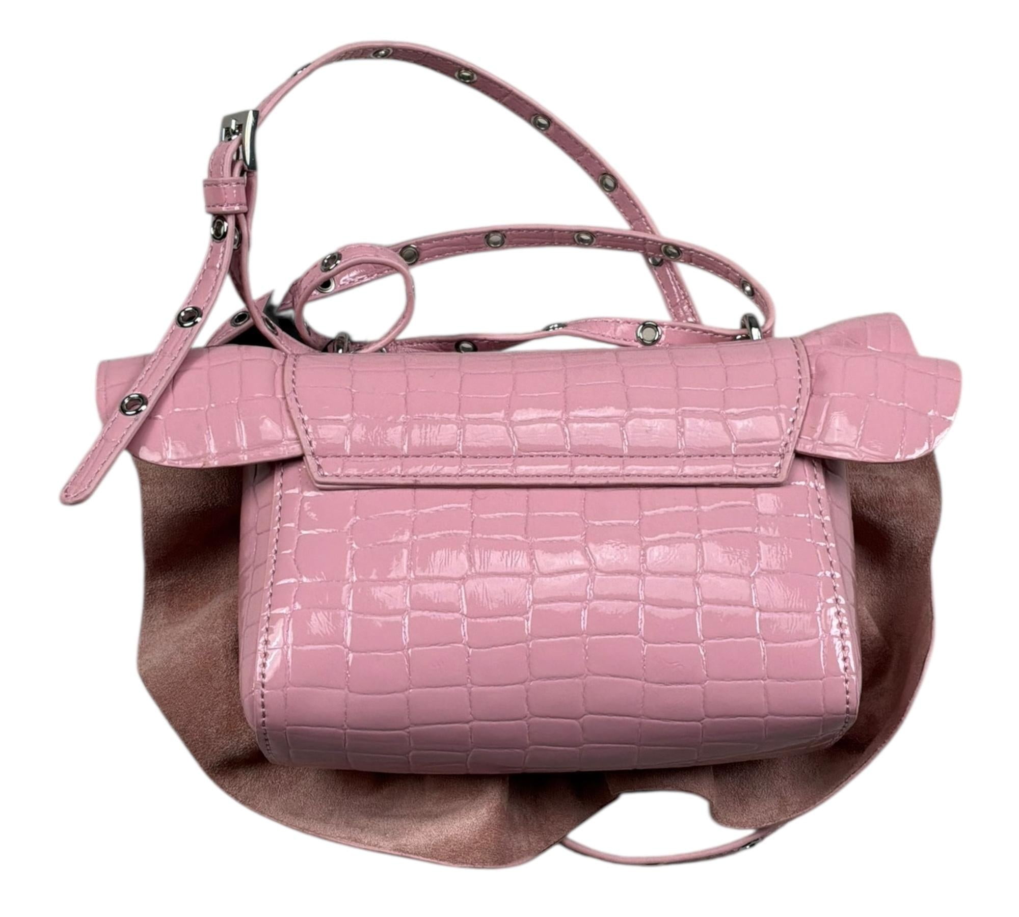 John Richmond Borsa Tinta Unita Lucida per Bambina RGP26170BO ROSA JOHN RICHMOND 