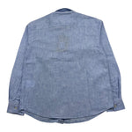 Paolo Pecora Camicia Manica Lunga Tinta Unita per Bambino PP4042 AZZURRO PAOLO PECORA 