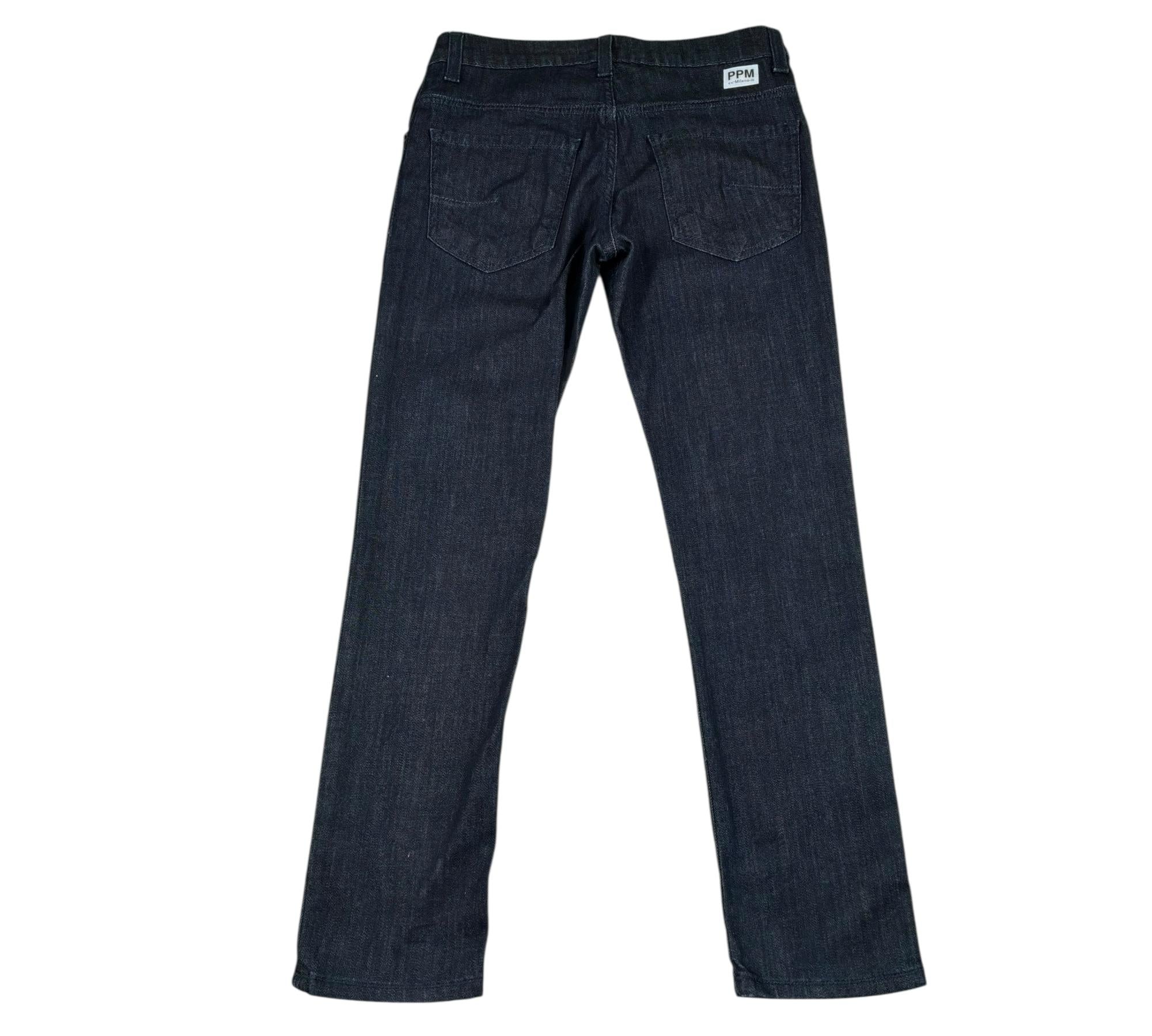 Paolo Pecora Jeans Tinta Unita con 5 Tasche per Bambino PP4260 BLU PAOLO PECORA 