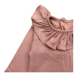 BABIDU body manica lunga tinta unita Rosa per Neonata BODY2 ROSA BABIDU 