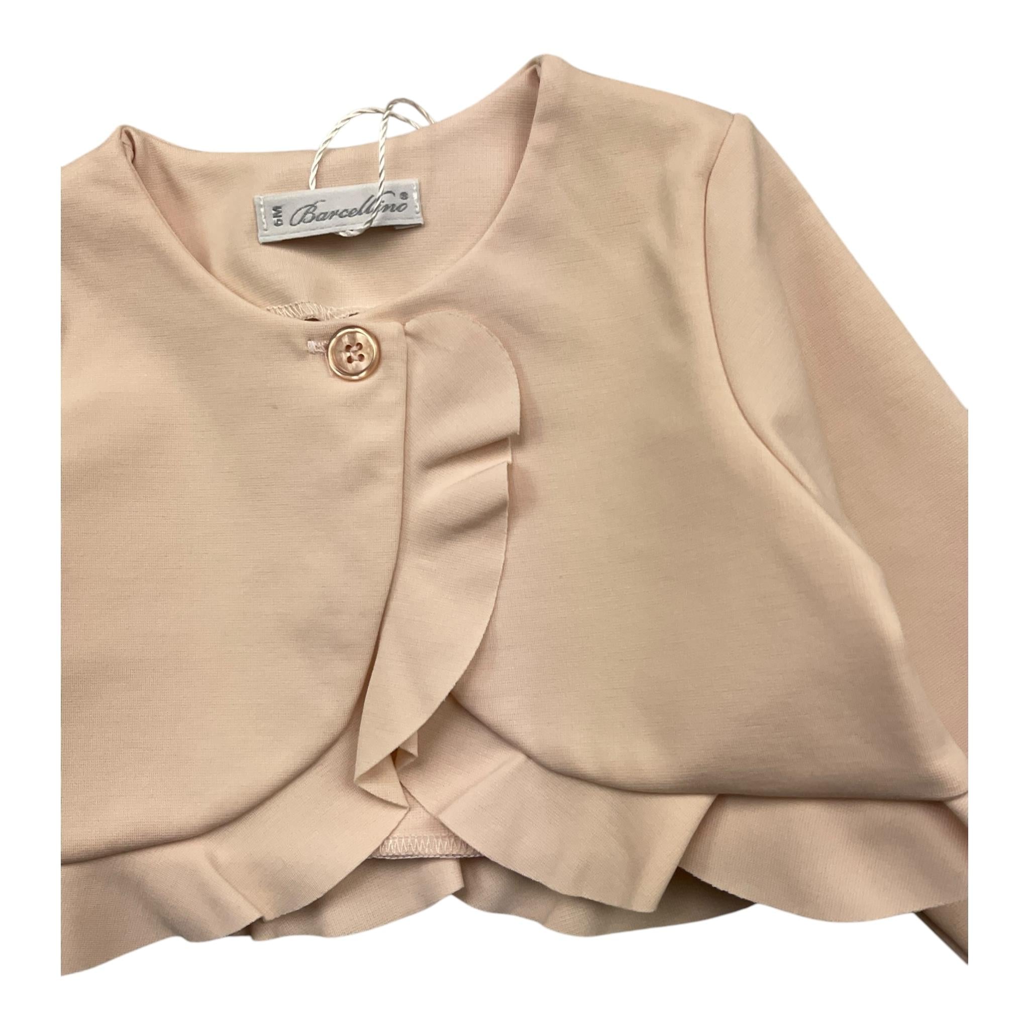 BARCELLINO coprispalle tinta unita Rosa per Neonata 115808 ROSA BARCELLINO 