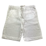 Little Bear Bermuda Tinta Unita con Elastico In Vita per Bambino 6239J BIANCO LITTLE BEAR 