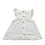 Babyvip Camicia Giromanica Tinta Unita con Colletto per Neonata T1562 BIANCO BABYVIP 