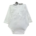 J.O. MILANO body tinta unita con colletto Bianco per Neonata 361Z1 BIANCO J.O. MILANO 