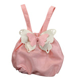 Coco' Et Mama' Salopette Tinta Unita con Fiocco per Neonata ECRU ROSA COCO' ET MAMA' 