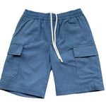 Trussardi Bermuda Tinta Unita con Elastico In Vita per Bambino TBP26060BE AZZURRO TRUSSARDI 