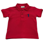 Trussardi Polo Mezza Manica Tinta Unita con Logo per Neonato TIP26002PO ROSSO TRUSSARDI 