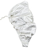 Fun & Fun Body Tinta Unita Monospalla per Bambina FNCJBD16379 BIANCO FUN & FUN 