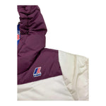 K-WAY giubbino bicolore con cappuccio in contrasto Bianco/viola per Bambina K6117YWAX BIANCO/VIOLA K-WAY 