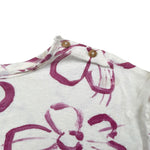 Play Up T-Shirt Girocollo Tinta Unita Stampa Fantasia per Neonata PA022AQ11053 PANNA PLAY UP 