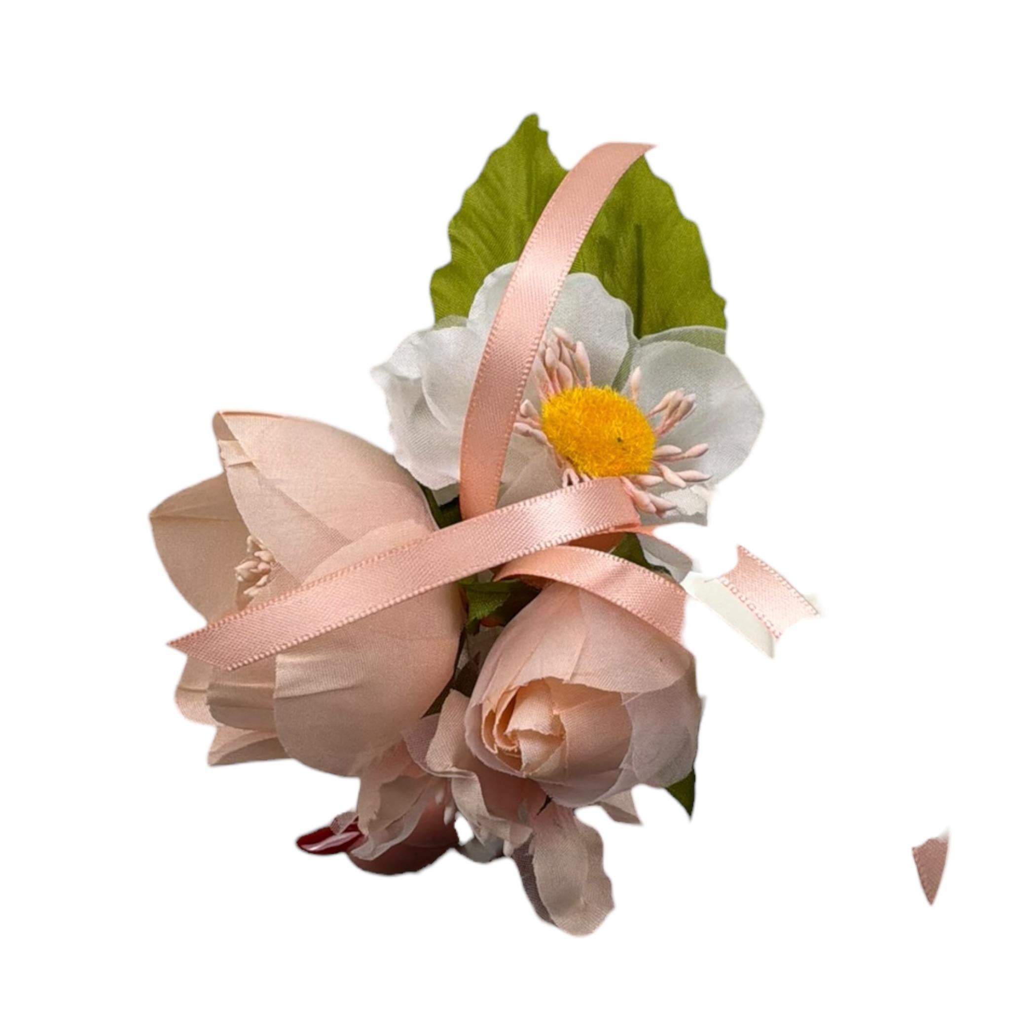 Les Gamins Cerchietto Tinta Unita con Applicazioni per Bambina 101037 BIANCO LES GAMINS 