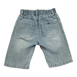 Moschino Jeans Tinta Unita con Elastico In Vita per Neonata MDP03I AZZURRO MOSCHINO 