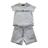 John Richmond Completo 2 Pezzi Canotta-Bermuda Tinta Unita per Neonato RIP26006CJ GRIGIO JOHN RICHMOND 