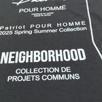 Patriot T-Shirt Girocollo Tinta Unita con Stampa per Bambino PTS006 NERO PATRIOT 