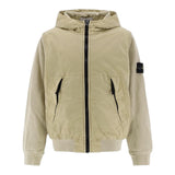 Stone Island Giubbino Tinta Unita con Zip E Cappuccio per Bambino K1S164100010 BEIGE STONE ISLAND 