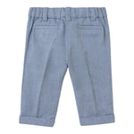 Mayoral Pantalone Tinta Unita con Girovita Regolabile per Neonato 1562 AZZURRO MAYORAL 