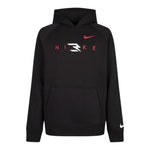 NIKE felpa tinta unita con cappuccio e stampa Nero per Bambino 9Q0410 NERO NIKE 