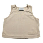 Dusty Color Top Giromanica Tinta Unita per Bambina DJWS5010CN SABBIA DUSTY COLOR 