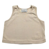 Dusty Color Top Giromanica Tinta Unita per Bambina DJWS5010CN SABBIA DUSTY COLOR 