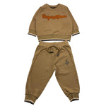 REFRIGIWEAR completo 2 pezzi felpa-pantalone tinta unita Beige per Neonato RWN836 BEIGE REFRIGIWEAR 