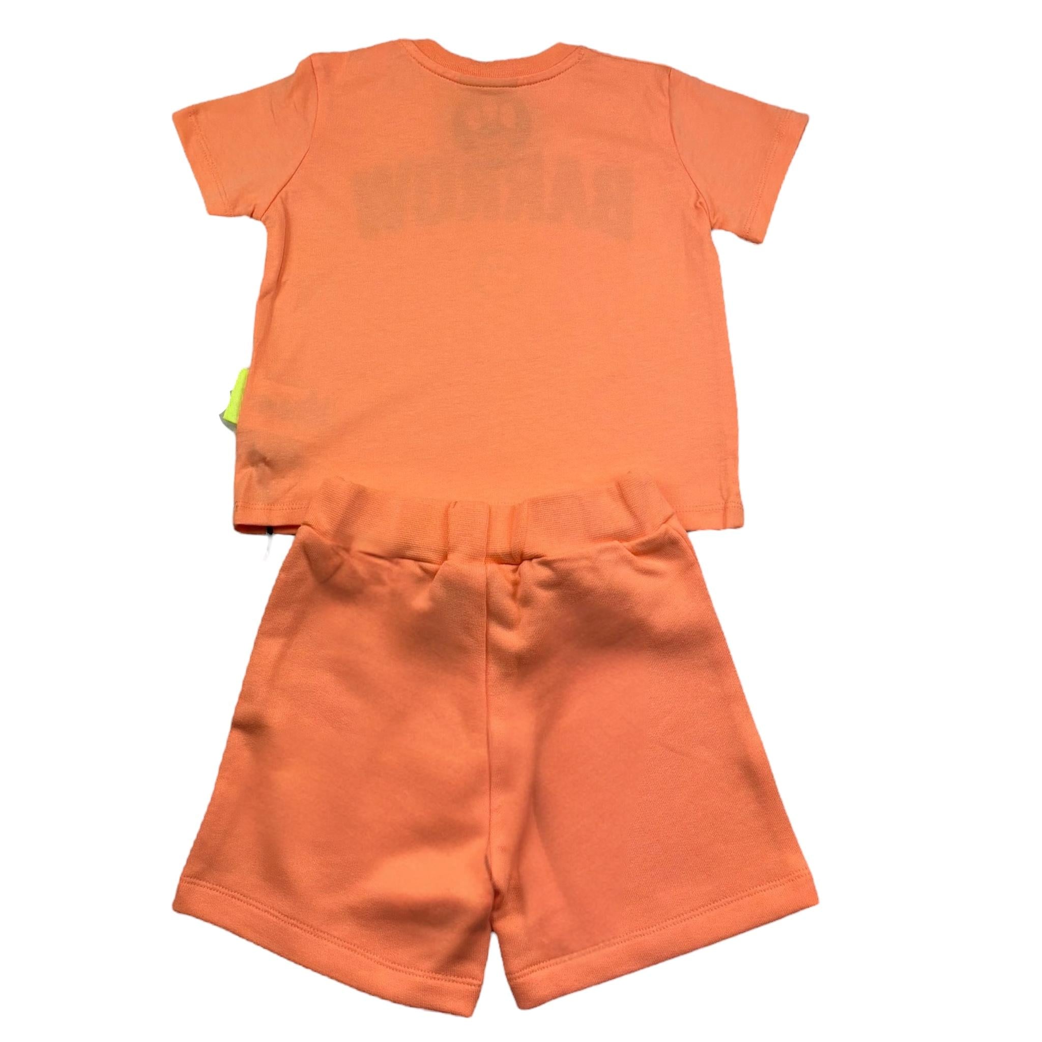 Barrow Kids Completo 2 Pezzi T-Shirt-Bermuda Tinta Unita per Neonato S5BKUNTR159N ARANCIONE BARROW KIDS 