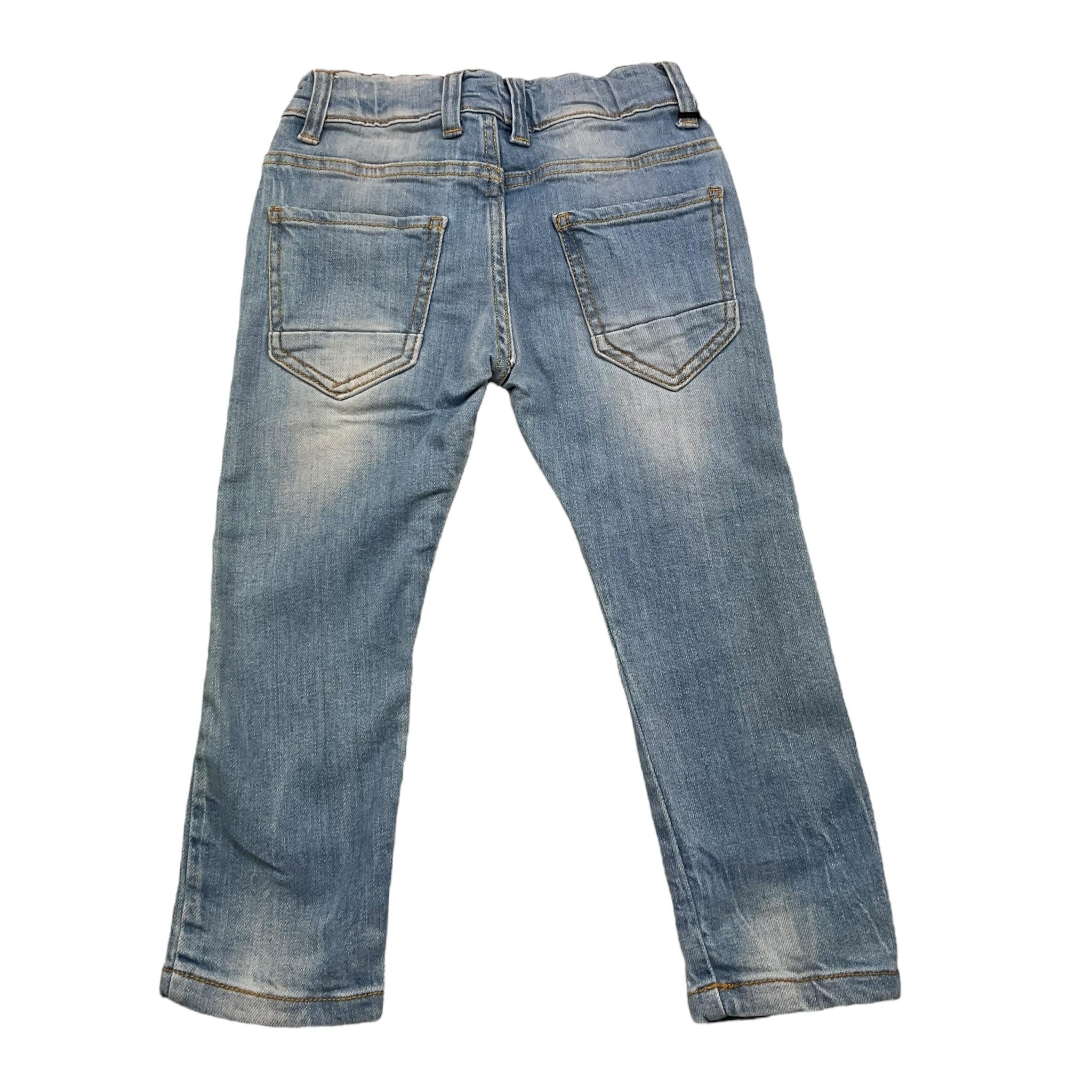 ALEXANDER KIM 47 jeans tinta unia con girovita regolabile Azzurro per Bambino J-BALVIN AZZURRO ALEXANDER KIM 47 
